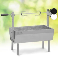 Klarstein Sauenland Mini, Rotisserie Grill, Rotary Spit, 4W, 12kg Max., Stainless Steel