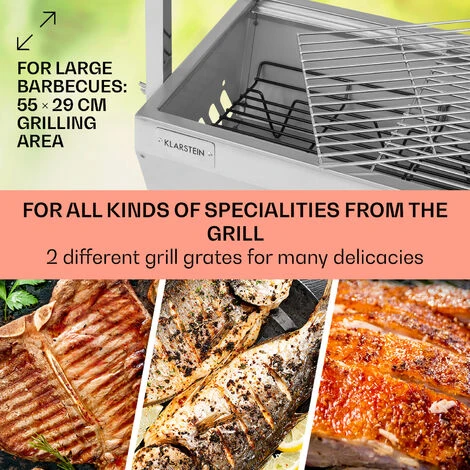 Klarstein Sauenland Mini, Rotisserie Grill, Rotary Spit, 4W, 12kg Max., Stainless Steel 6 Klarstein Sauenland Mini, Rotisserie Grill, Rotary Spit, 4W, 12kg Max., Stainless Steel - Image 4