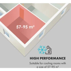 Klarstein Max Breeze Smart Mobile Air Conditioner, 15,000 BTU/h (4.4kW), EEC A -Home Appliance Store 33504649 4