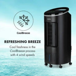 Klarstein IceWind Plus 4-in-1 Air Cooler 330 M³/h Oscillation Remote Control -Home Appliance Store 35020088 4