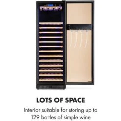 Klarstein First Class 129 Wine Cooler Dispenser 129 Bottles 5-22 ° C Black 11 Klarstein First Class 129 Wine Cooler Dispenser 129 Bottles 5-22 ° C Black -Home Appliance Store 36812339 5