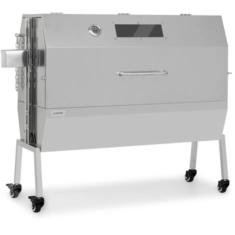 Klarstein Sauenland Pro XL, Suckling Pig Grill, Rotary Spit, 15W, 4 Rollers, Stainless Steel 3 Klarstein Sauenland Pro XL, Suckling Pig Grill, Rotary Spit, 15W, 4 Rollers, Stainless Steel