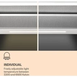 Klarstein Mariana Neo 60, Flat Screen Bonnet, 60cm, 640 M³/h, Exhaust Air, LED 9 Klarstein Mariana Neo 60, Flat Screen Bonnet, 60cm, 640 M³/h, Exhaust Air, LED -Home Appliance Store 42770280 3