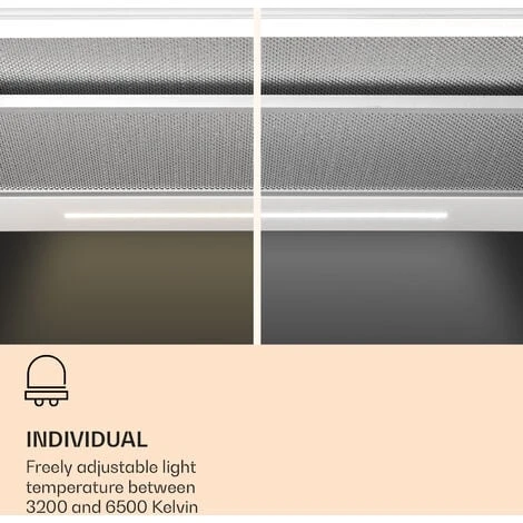 Klarstein Mariana Neo 60, Flat Screen Bonnet, 60cm, 640 M³/h, Exhaust Air, LED 5 Klarstein Mariana Neo 60, Flat Screen Bonnet, 60cm, 640 M³/h, Exhaust Air, LED - Image 3