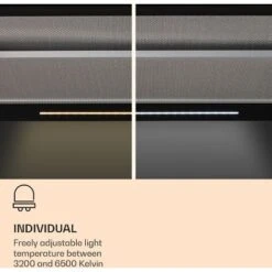 Klarstein Mariana Neo 60, Flat Screen Hood, 60cm, 640 M³ / H, Exhaust Air, LED -Home Appliance Store 42770283 3