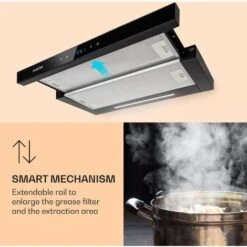 Klarstein Mariana Neo 60, Flat Screen Hood, 60cm, 640 M³ / H, Exhaust Air, LED -Home Appliance Store 42770283 5