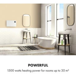 Klarstein Bansin Smart 1500, Convection Heater, 1500W, App Control -Home Appliance Store 63384966 3