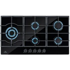 Klarstein Ignito Chef Edition 5 Zones Gas Hob 5 Burners Sabaf Burners Glass Ceramic