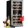 Klarstein Vinamour 33 Duo Wine Fridge 2 Zones 89 L / 33 Bottles 5-18°C Touch -Home Appliance Store 92881315 1