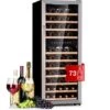 Klarstein Vinamour 73 Duo Wine Fridge 2 Zones 192 L / 73 Bottles 5-18°C Touch -Home Appliance Store 94381220 1