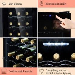 Klarstein Barolo 15 Uno Wine Fridge 48 Ltr 15 Bottles 11-18°C SingleZone -Home Appliance Store 95234536 5