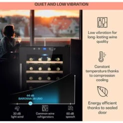 Klarstein Barossa 29 Uno Wine Refrigerator 1 Zone 88 Litres / 28 Bottles Touch Display -Home Appliance Store 96890184 4