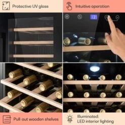 Klarstein Barossa 29 Uno Wine Refrigerator 1 Zone 88 Litres / 28 Bottles Touch Display -Home Appliance Store 96890184 5